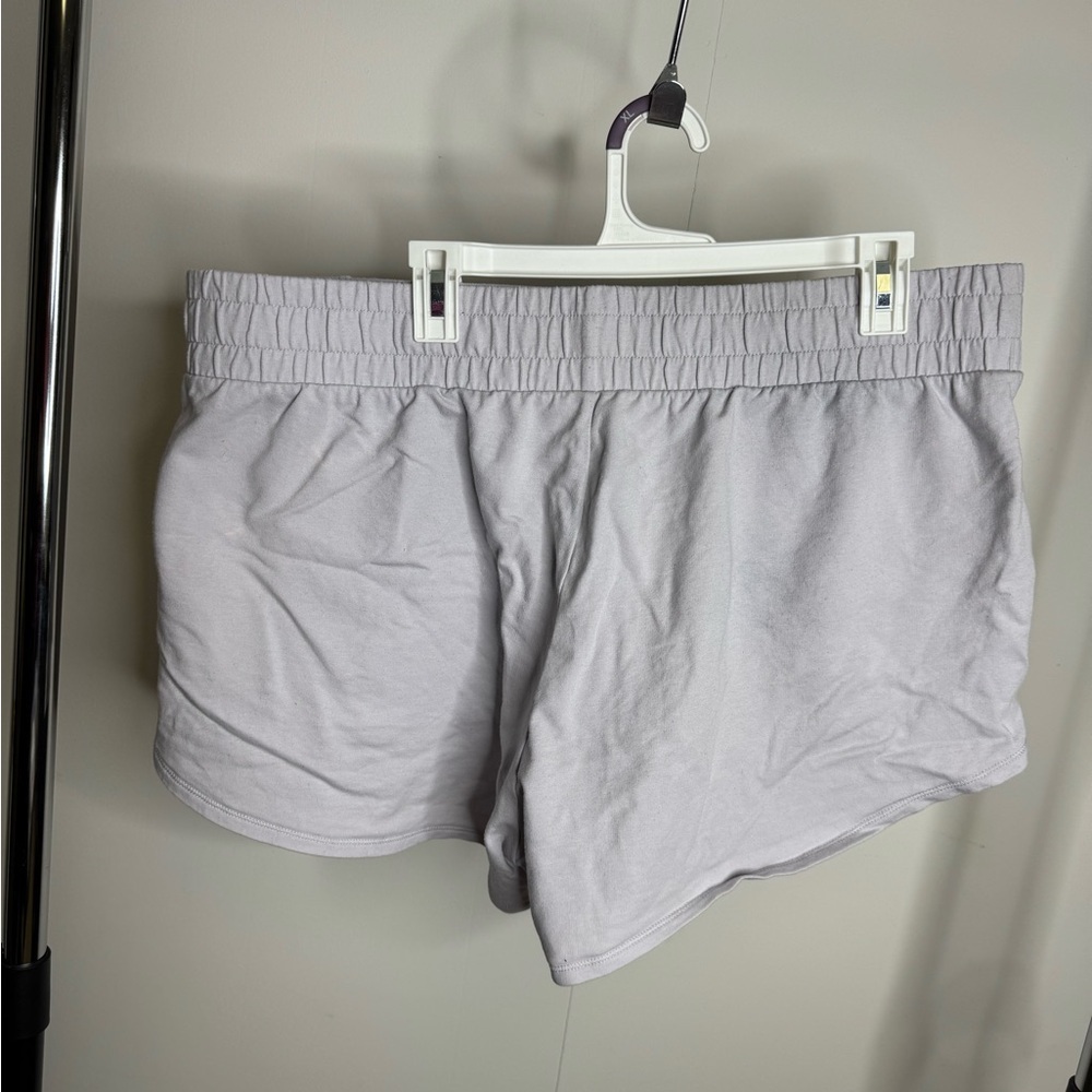 ALL IN MOTION Light Lavender Cotton shorts with elastic - Picture 2 of 6